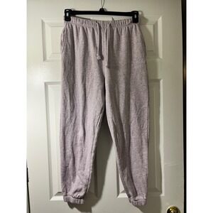 H&M Divided Beverly Hills Jogger Sweatpants Heather Purple Small 08816912